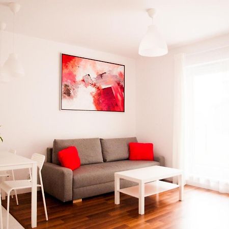Apartament Rosso Lodź Bagian luar foto